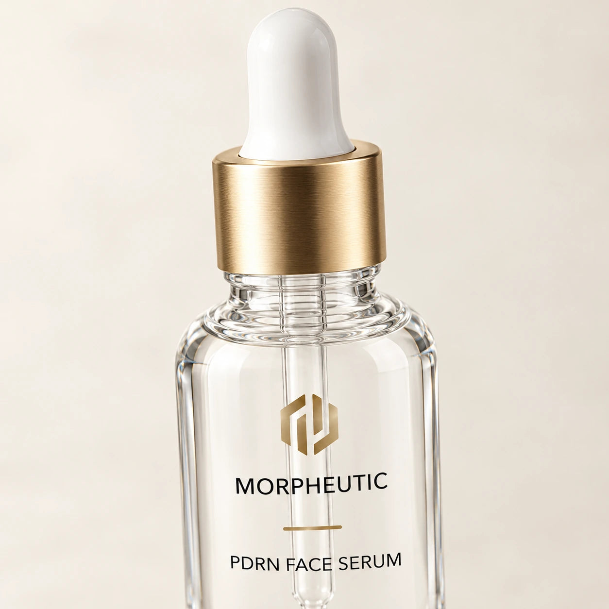 Morpheutic PDRN Face Serum dropper bottle, detail