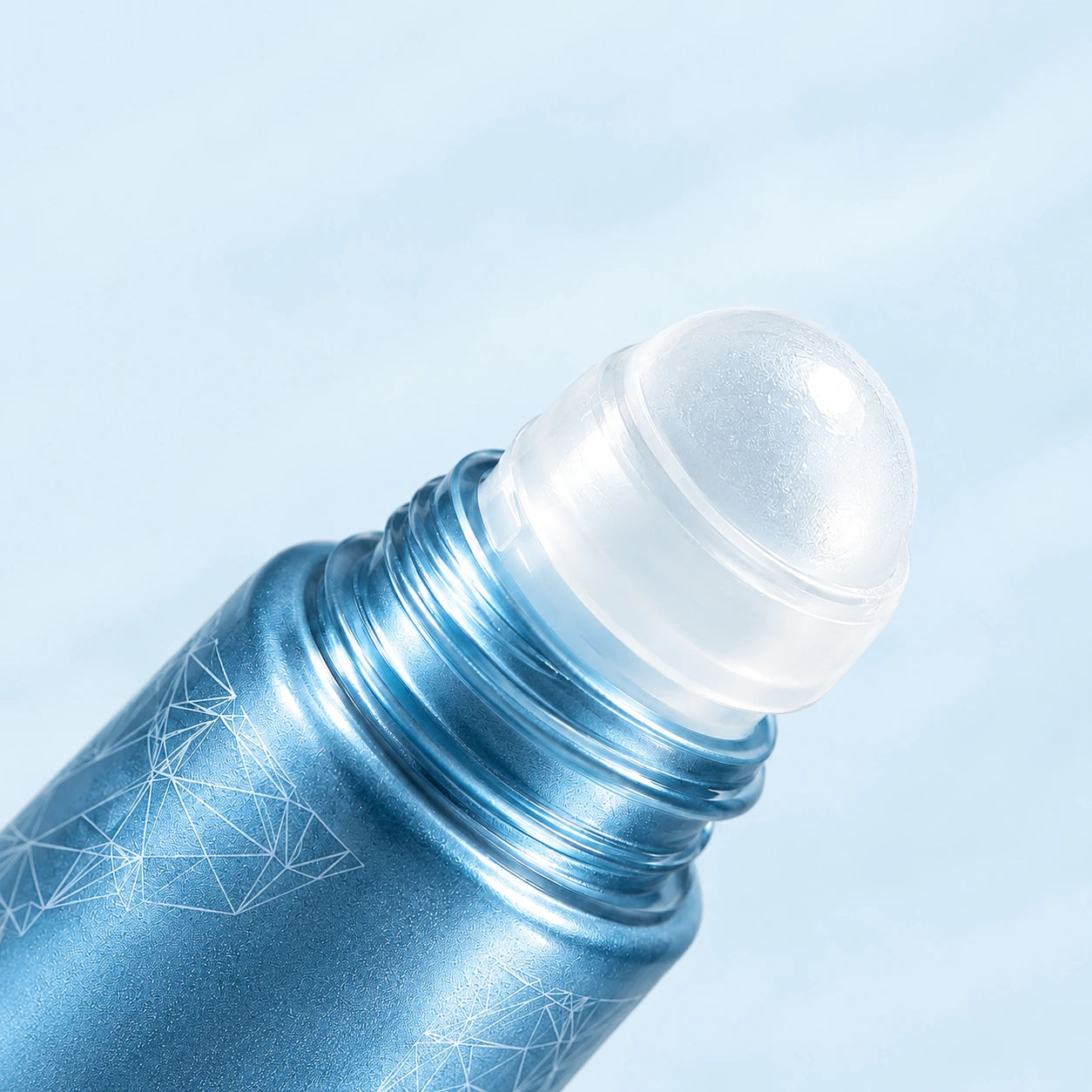 Step 1 — close-up of the MORPHEUTIC Ice Roll-On roller-ball applicator
